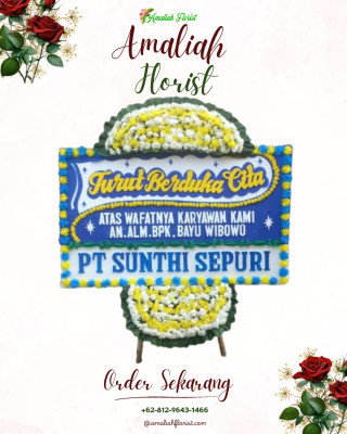 Papan Bunga Duka di Prawirodirjan